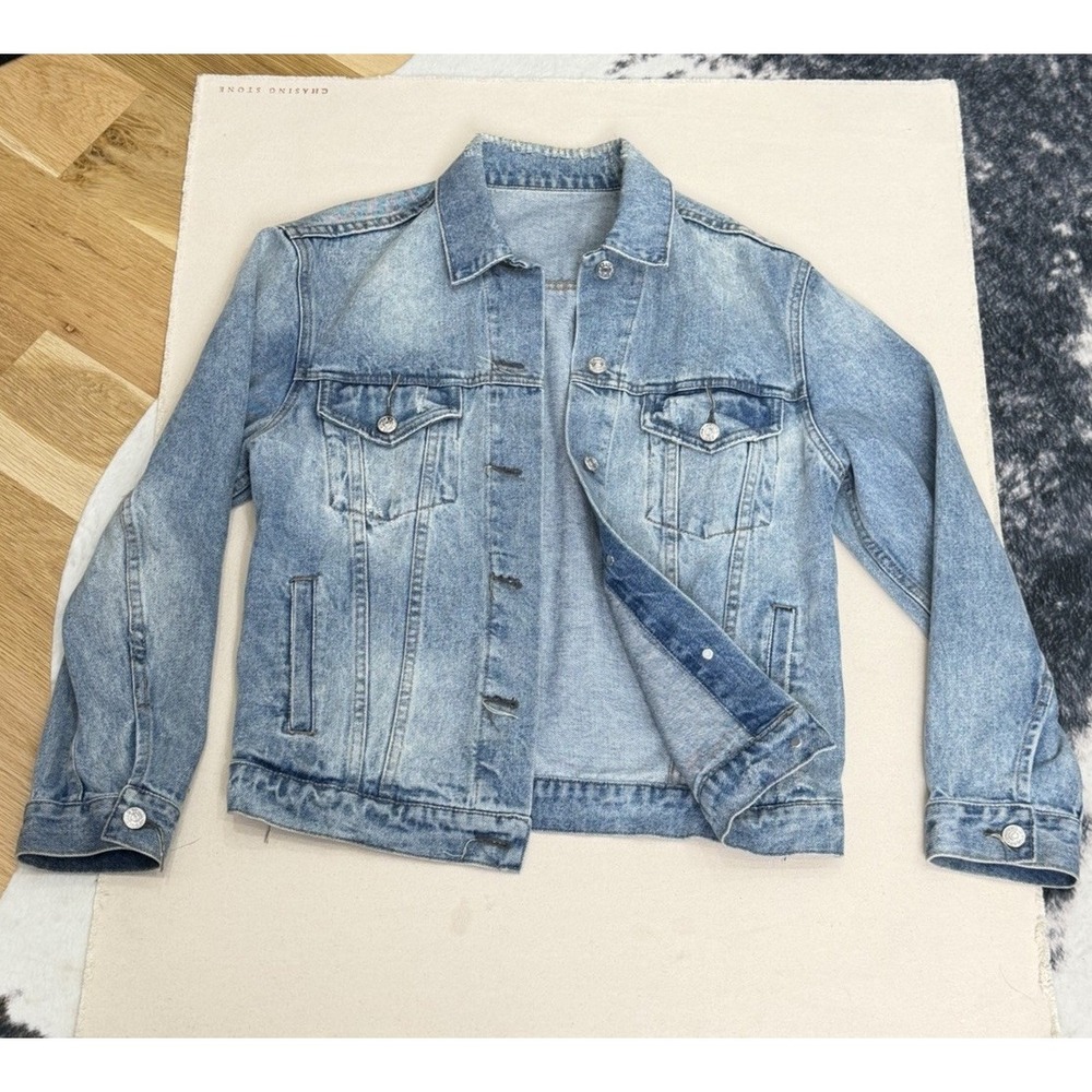 acne studio denim jacket Sz Small